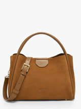Sac Port� Main Suede Ida Cuir Lancaster Marron suede ida 101