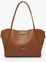 Sac Port� �paule Ida Double Cuir Lancaster Marron ida double 86