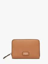 Portefeuille Ninon Cuir Lancel Marron ninon A14081