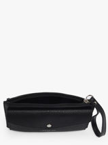 Coin Purse Lancaster Black maya double kba 11-vue-porte