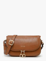 Small Leather Tradition Crossbody Bag Etrier Beige tradition ETRA059S
