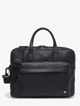Business Bag Tommy hilfiger Black th flag AM13989