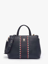 Sac Port� Main Timeless Tommy hilfiger Bleu timeless AW18154