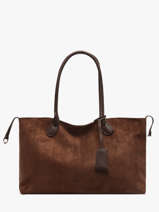 Sac Port� �paule Wt Velvet Miniprix Marron wt velvet R2024