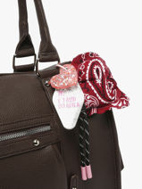 Bijoux De Sac Fifille club Rouge bandanas LAT-vue-porte