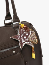 Bijoux De Sac Fifille club Marron bandanas COU-vue-porte