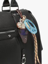 Bijoux De Sac Fifille club Bleu bandanas PEACE-vue-porte