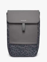1 Compartment Backpack With 15" Laptop Sleeve Fyn Leo Kapten and son Gray leo L