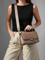 Medium Leather Altesse Crossbody Bag Etrier Brown altesse EALT048M-vue-porte