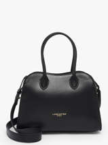 Satchel Donna Hopper Leather Lancaster Black donna hopper 120