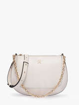 Sac Bandouli�re Th Glam Polyester Tommy hilfiger Beige th glam AW18143
