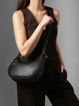 Shoulder Bag Torsade Leather Etrier Brown torsade ETOS167M-vue-porte