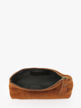 Trousse Velvet Cuir Milano Marron velvet VE22114-vue-porte