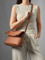 Sac Bandouli�re Cavalier Cuir Etrier Marron cavalier ECLR135M-vue-porte