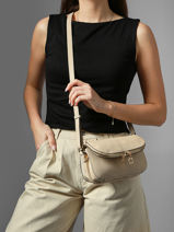 Sac Bandouli�re S Tradition Cuir Etrier Beige tradition ETRA059S-vue-porte