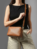 Shoulder Bag Tradition Leather Etrier Brown tradition ETRA141M-vue-porte