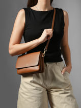 Shoulder Bag Tradition Leather Etrier Brown tradition ETRA207S-vue-porte
