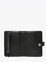 Wallet Leather Paul marius Black croco vernis JEANNCRV-vue-porte