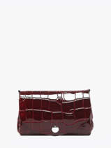 Porte-monnaie Cuir Paul marius Rouge croco vernis GUSTACRV