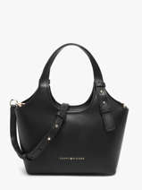 Sac Port� Main Th Logo Tommy hilfiger Noir th logo AW18281
