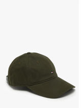 Casquette Tommy hilfiger Vert th flag AM12531-vue-porte
