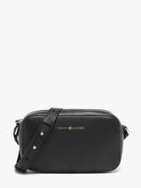Sac Bandouli�re Th Logo Polyester Tommy hilfiger Noir th logo AW18115