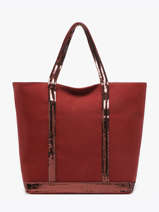 Large Zipped Shoulder Bag Le Cabas Sequins Vanessa bruno Red cabas 1V40409