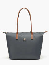 A4 Size Shoulder Bag Popette Nylon Tommy hilfiger Blue popette AW17711