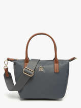 Sac Bandouli�re Popette Nylon Tommy hilfiger Bleu popette AW17709