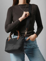 Crossbody Bag Popette Nylon Tommy hilfiger Black popette AW17709-vue-porte