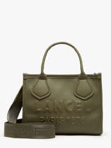 Cabas Zipp� S Jour Cuir Lancel Vert jour A12995
