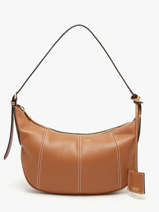 Medium Leather Victoire Hobo Bag Lancel Brown victoire A13993