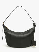 Medium Leather Victoire Hobo Bag Lancel Black victoire A13993
