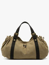 Shoulder Bag Canvas Cotton Gerard darel Green canvas Z450