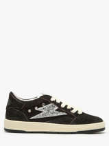 Sneakers Dany In Leather Semerdjian Black women DANY