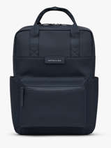 Bergen Pro - 1 Compartment Backpack With 15" Laptop Sleeve Kapten and son Blue essential color PEC