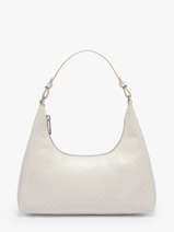 Shoulder Bag Coated Emblem Recycled Polyester Calvin klein jeans White coated emblem 4F3298G