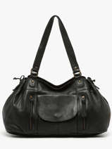 Sac Port� �paule Pihanna Cuir Pieces Noir pihanna 17076422