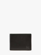 Wallet Leather Crinkles Black caviar 14074