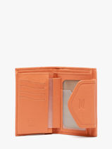 Wallet Caviar Leather Crinkles Orange caviar 15020-vue-porte