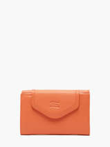 Portefeuille Caviar Cuir Crinkles Orange caviar 15020