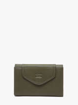 Wallet Caviar Leather Crinkles Green caviar 15020
