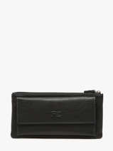 Wallet Caviar Leather Crinkles Black caviar 14104