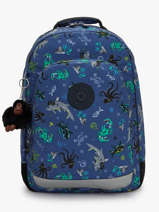 2-compartment Backpack Kipling Blue back to school / pbg PBGI7090