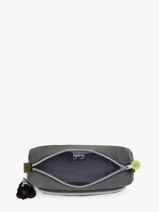 2-compartment Pouch Kipling Gray back to school / pbg PBG09406-vue-porte