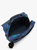 1 Compartment Satchel Kipling Blue back to school / pbg PBGI3652-vue-porte
