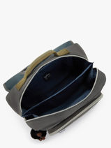 Cartable 2 Compartiments Kipling Gris back to school / pbg PBG21092-vue-porte