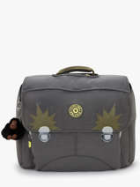 Cartable 2 Compartiments Kipling Gris back to school / pbg PBG21092