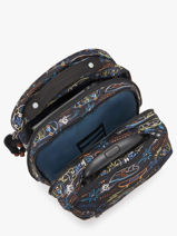 Sac A Dos � Roulettes 2 Compartiments + Pc 15" Kipling Noir back to school / pbg PBGI4420-vue-porte