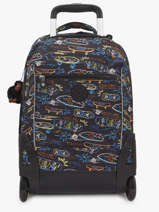 2-compartment Wheeled Schoolbag With 15" Laptop Sleeve Kipling Black back to school / pbg PBGI4420